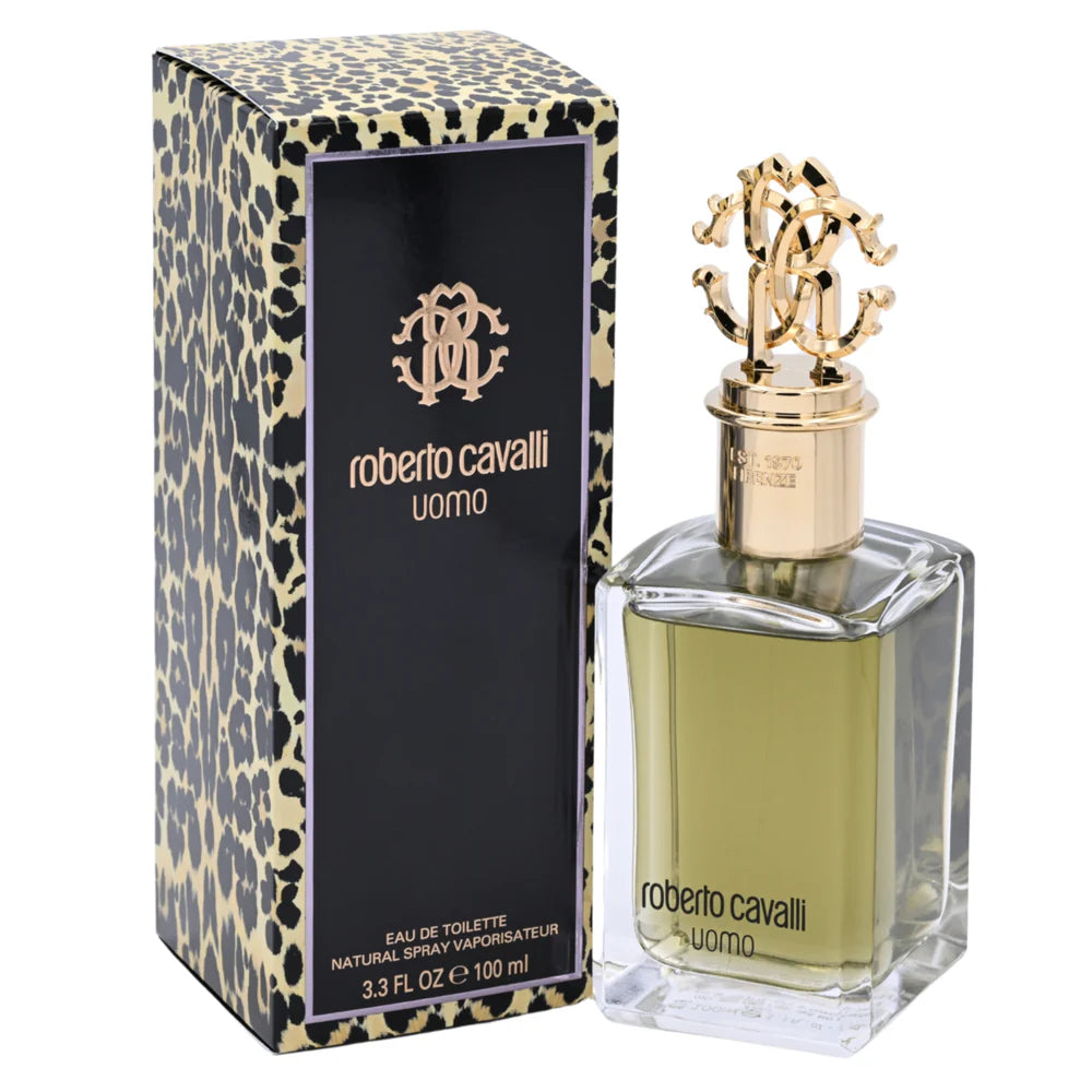 Uomo by Roberto Cavalli cologne for him EDT 3.3 / 3.4 oz New in Box