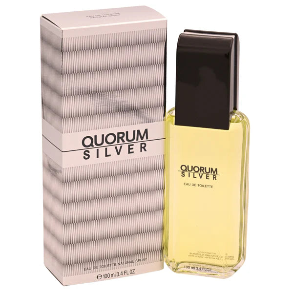 Quorum Silver by Antonio Puig for Men EDT 3.3 / 3.4 oz.