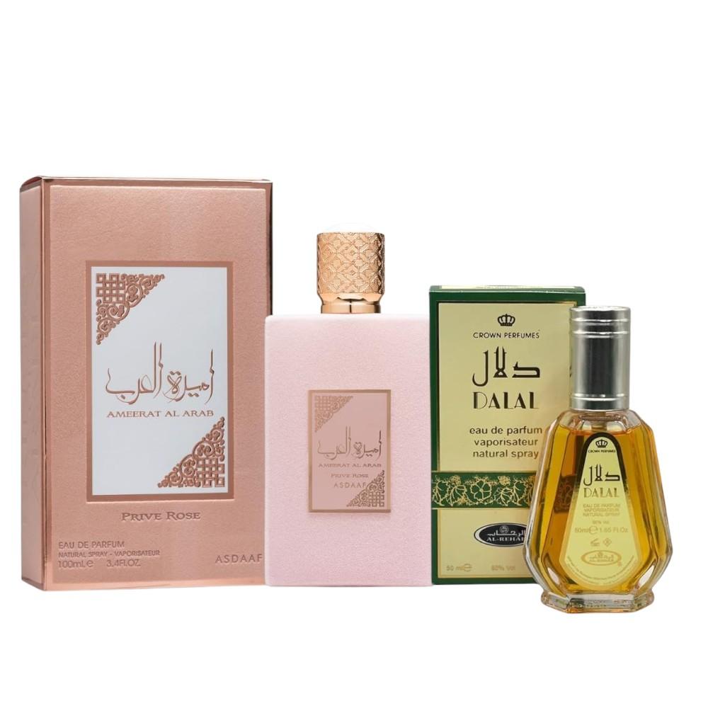 Pask of Asdaaf Ameerat Al Arab Prive Rose and Dalal Perfume