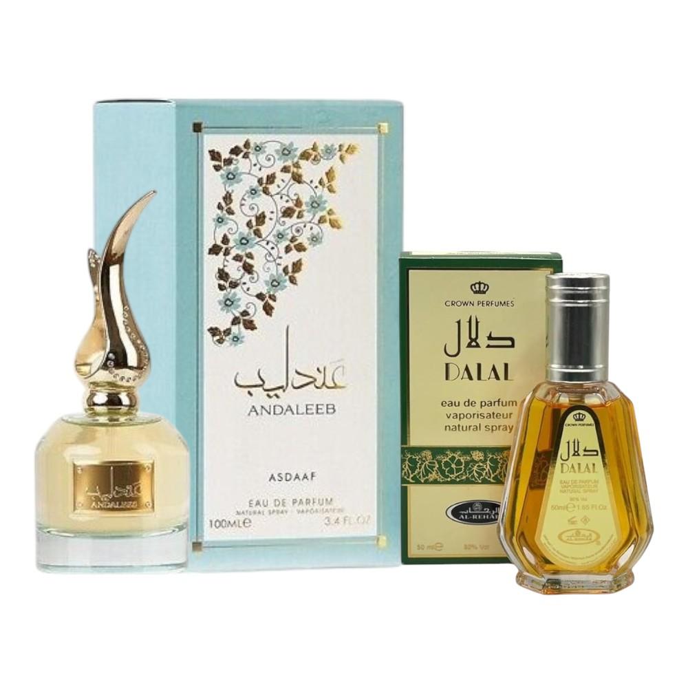 Pack of Asdaaf Andaleeb and Dalal perfume