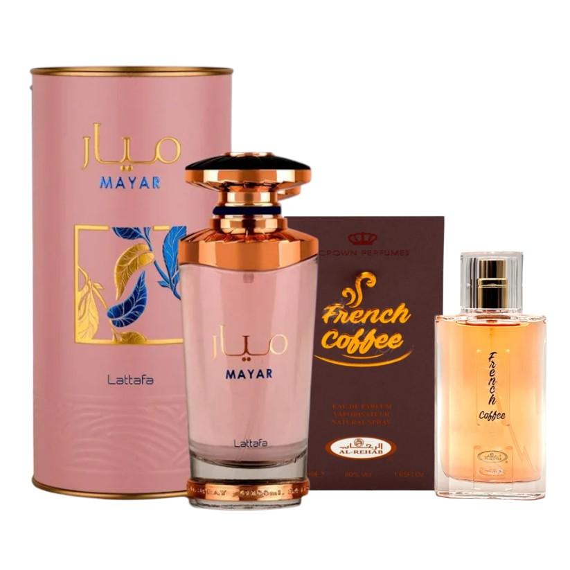 Pack of Mayr and French Coffee Perfume.