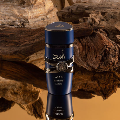 Pack of Lattafa Asad Zanzibar and Musk Wild Vanille