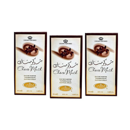 3 pack of Al Rehab Choco Musk - EDP perfume - 50 ml
