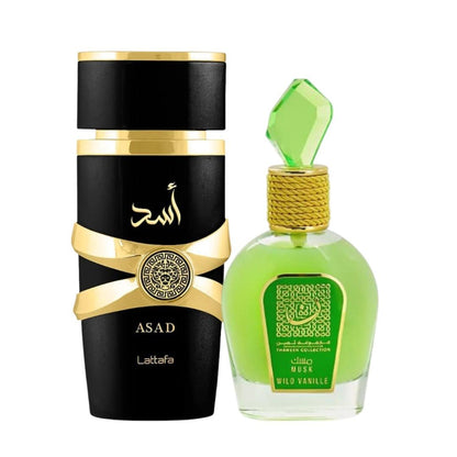 Asad for and Musk Wild Vanille EDP