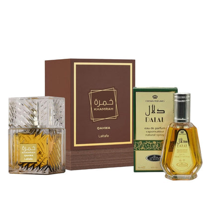 Khamrah Qahwa and Dalal perfume