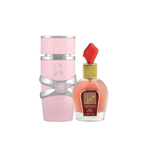 Yara for Women and Candy Rose perfume