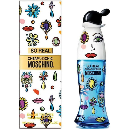 CHEAP AND CHIC SO REAL by Moschino for Women EDT 3.3 / 3.4 oz New in Box