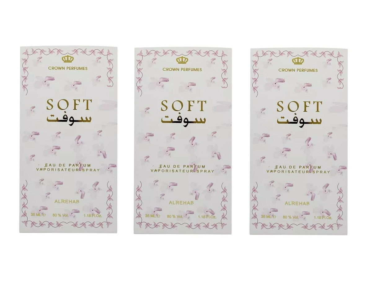 3 pack of Soft Eau de Parfum Spray