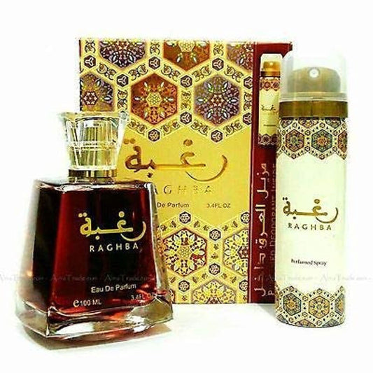 Lattafa Raghba 3.4 oz  with Deodorant