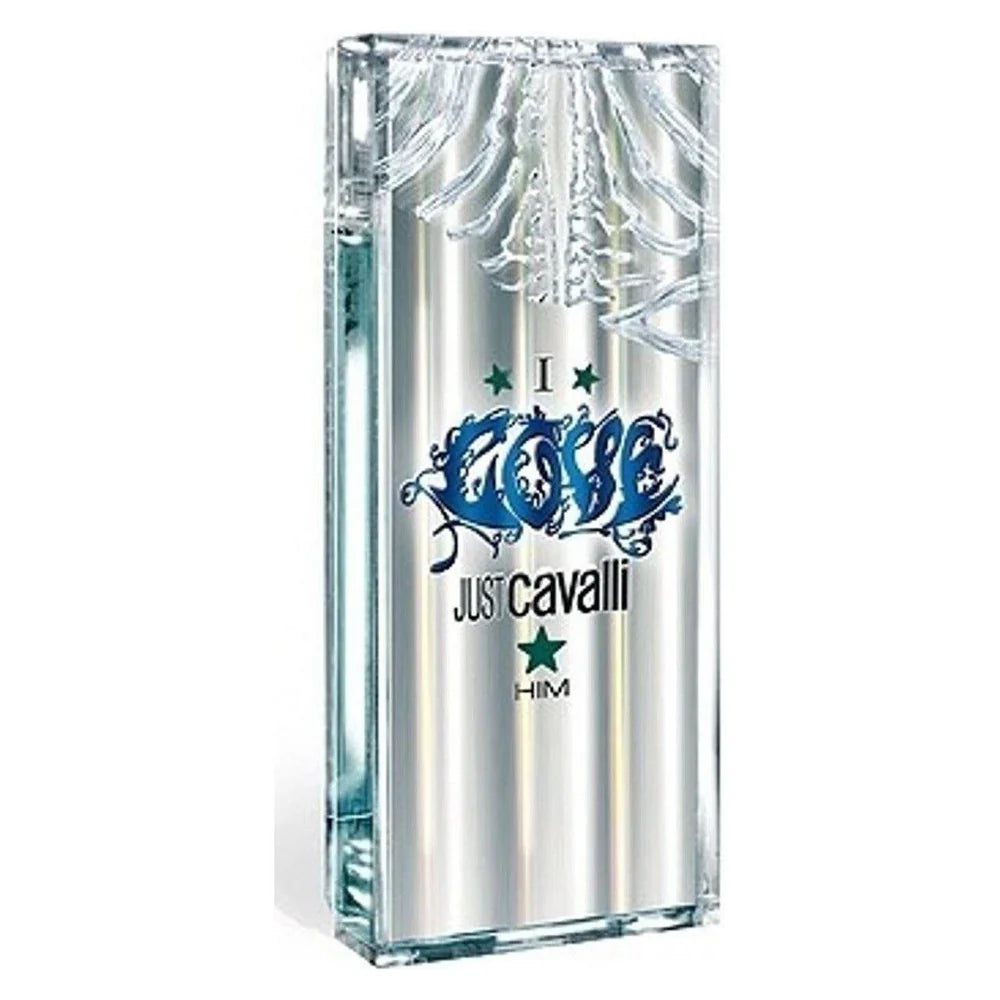 Just Cavalli I LOVE HIM by Roberto Cavalli Men 2.0 oz edt NEW tester