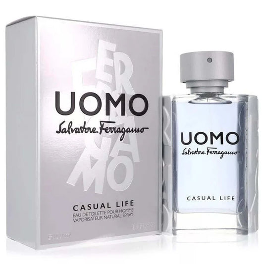 Uomo Casual Life by Salvatore Ferragamo cologne men EDT 3.3 / 3.4 oz New in Box