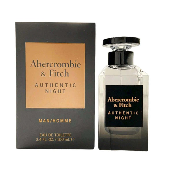 Authentic Night by Abercrombie & Fitch for Men EDT 3.3 / 3.4 oz.