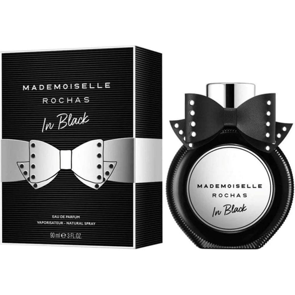 Mademoiselle Rochas In Black by Rochas perfume EDP 3 oz New in Box